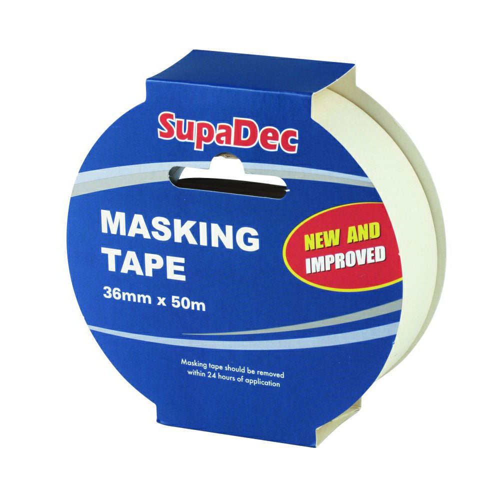 SupaDec-Masking-Tape-36mm-x-50m SupaDec-Masking-Tape-36mm-x-50m